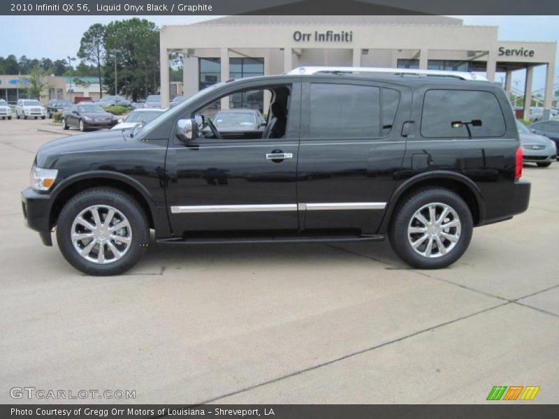Liquid Onyx Black / Graphite 2010 Infiniti QX 56