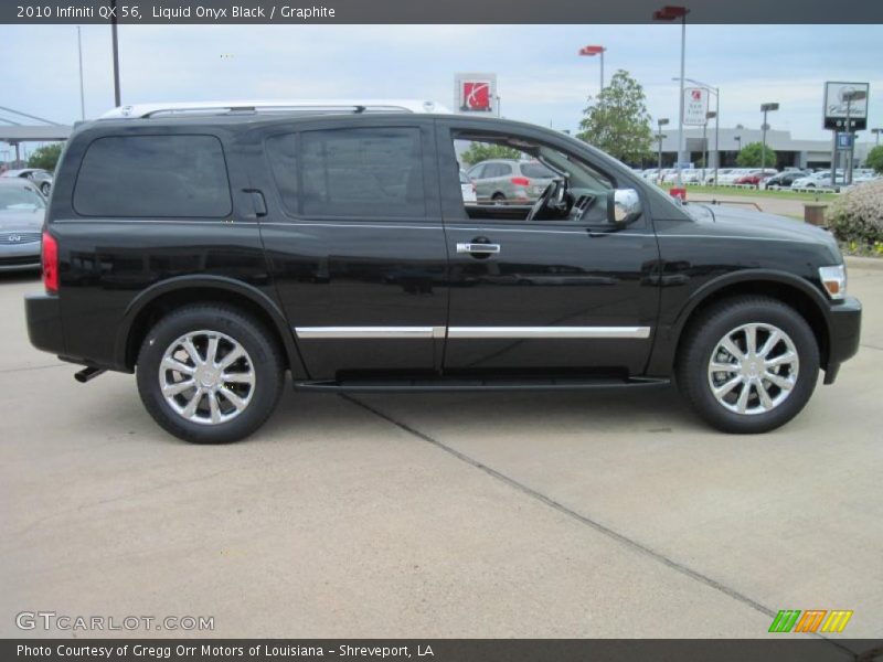 Liquid Onyx Black / Graphite 2010 Infiniti QX 56