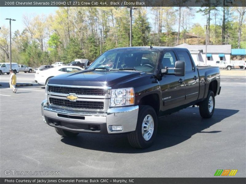 Black / Ebony Black 2008 Chevrolet Silverado 2500HD LT Z71 Crew Cab 4x4