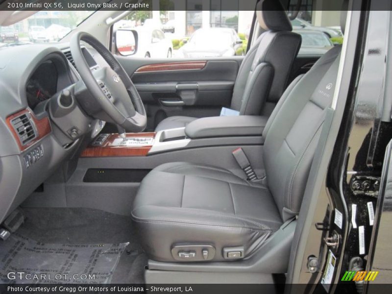Liquid Onyx Black / Graphite 2010 Infiniti QX 56