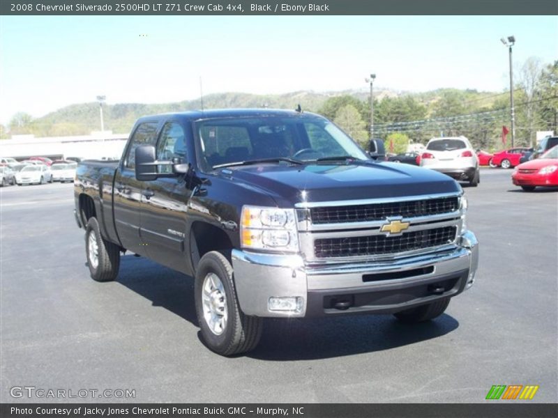 Black / Ebony Black 2008 Chevrolet Silverado 2500HD LT Z71 Crew Cab 4x4