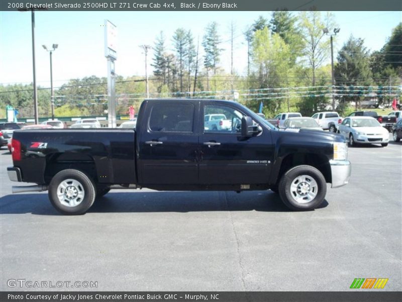 Black / Ebony Black 2008 Chevrolet Silverado 2500HD LT Z71 Crew Cab 4x4
