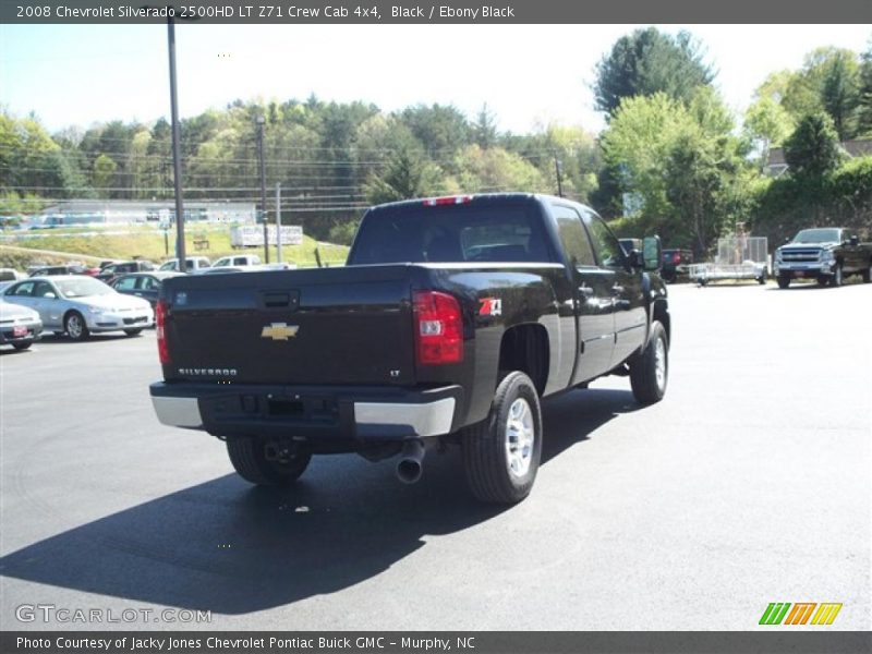 Black / Ebony Black 2008 Chevrolet Silverado 2500HD LT Z71 Crew Cab 4x4