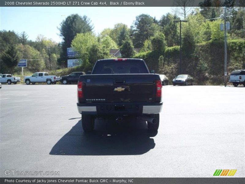 Black / Ebony Black 2008 Chevrolet Silverado 2500HD LT Z71 Crew Cab 4x4