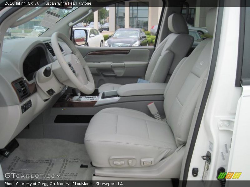 Tuscan White Pearl / Stone 2010 Infiniti QX 56