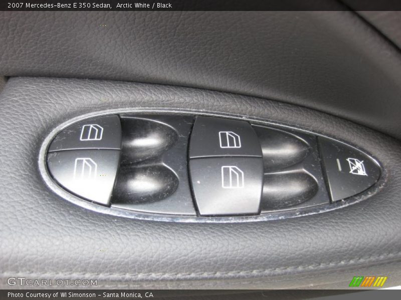 Arctic White / Black 2007 Mercedes-Benz E 350 Sedan
