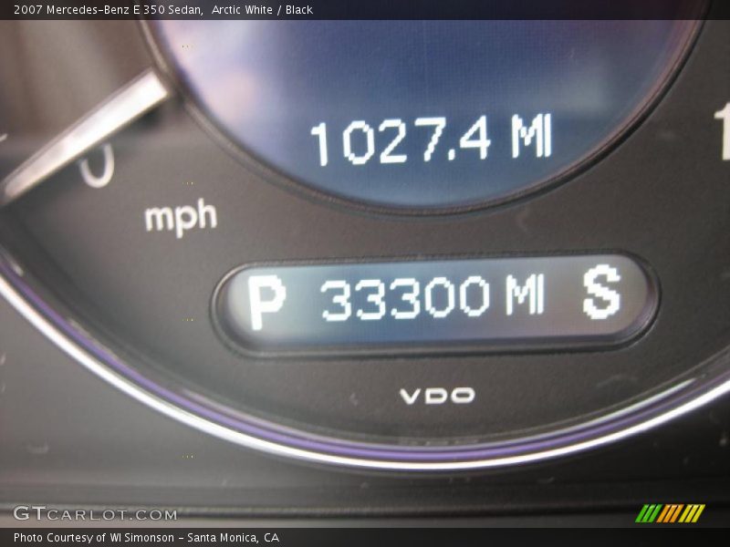 Arctic White / Black 2007 Mercedes-Benz E 350 Sedan