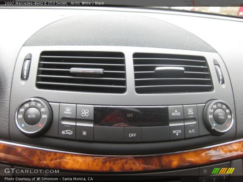 Arctic White / Black 2007 Mercedes-Benz E 350 Sedan