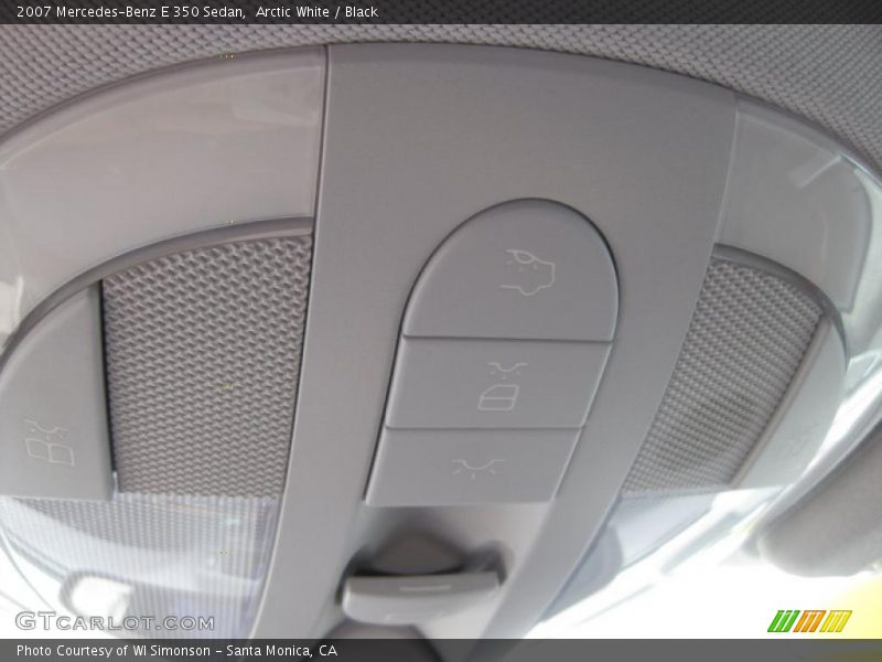 Arctic White / Black 2007 Mercedes-Benz E 350 Sedan