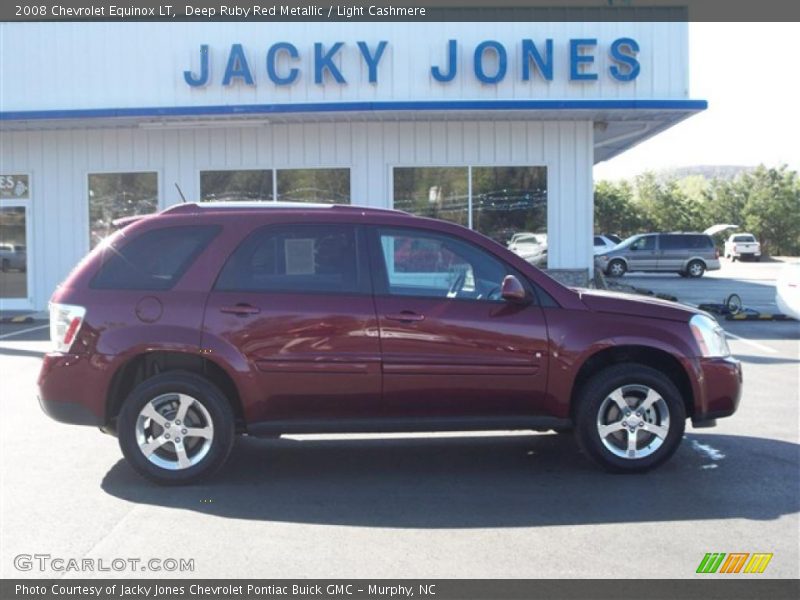 Deep Ruby Red Metallic / Light Cashmere 2008 Chevrolet Equinox LT