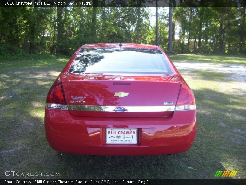 Victory Red / Neutral 2010 Chevrolet Impala LS