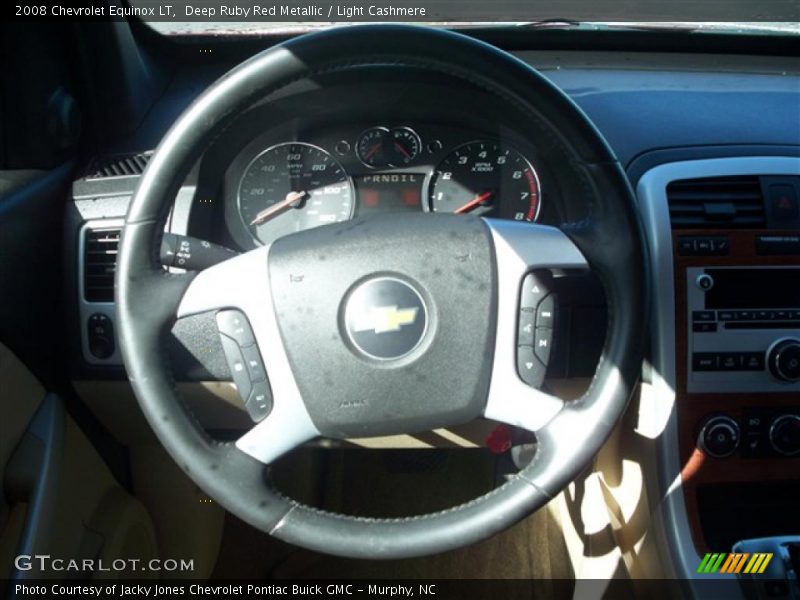 Deep Ruby Red Metallic / Light Cashmere 2008 Chevrolet Equinox LT