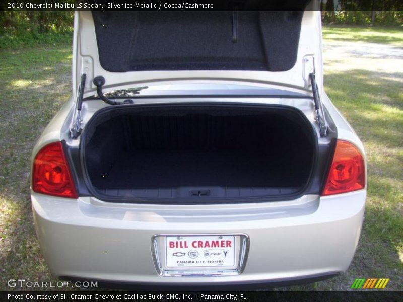 Silver Ice Metallic / Cocoa/Cashmere 2010 Chevrolet Malibu LS Sedan