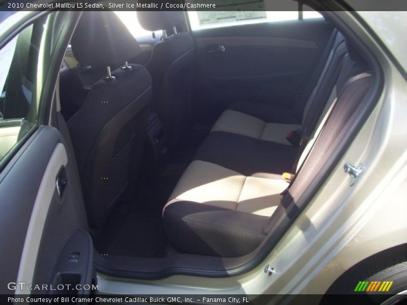 Silver Ice Metallic / Cocoa/Cashmere 2010 Chevrolet Malibu LS Sedan