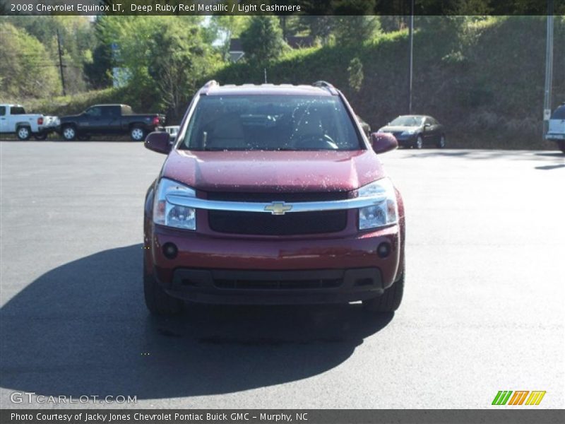 Deep Ruby Red Metallic / Light Cashmere 2008 Chevrolet Equinox LT
