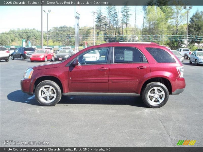 Deep Ruby Red Metallic / Light Cashmere 2008 Chevrolet Equinox LT