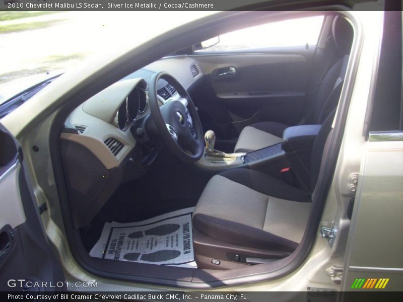 Silver Ice Metallic / Cocoa/Cashmere 2010 Chevrolet Malibu LS Sedan