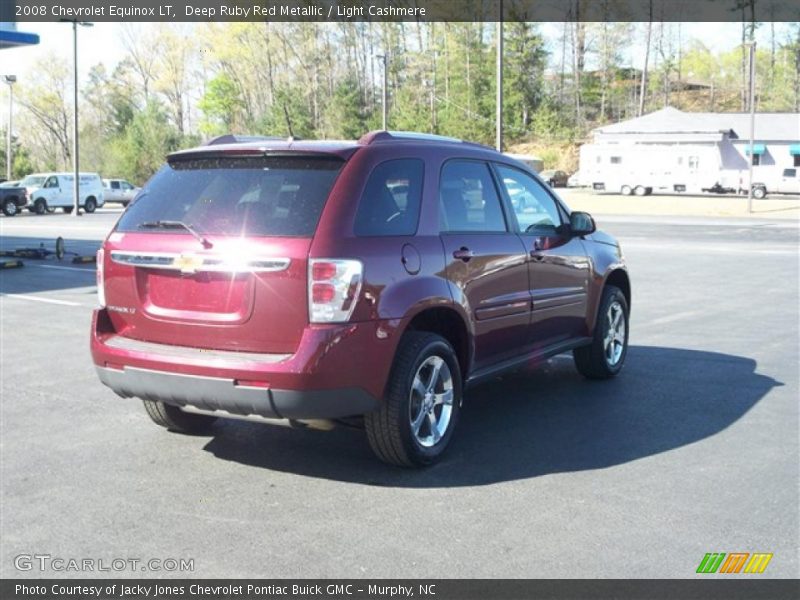 Deep Ruby Red Metallic / Light Cashmere 2008 Chevrolet Equinox LT