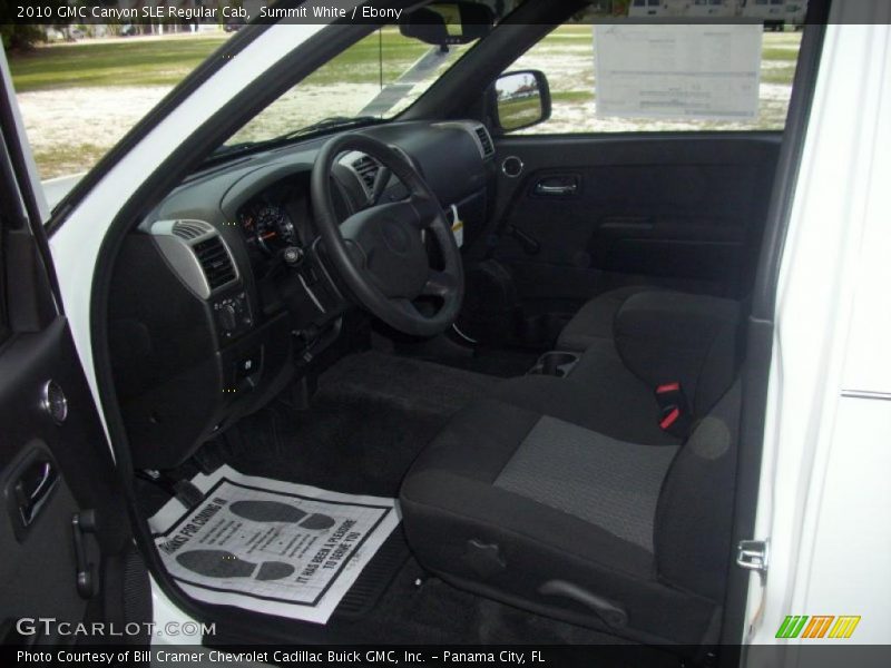 Summit White / Ebony 2010 GMC Canyon SLE Regular Cab