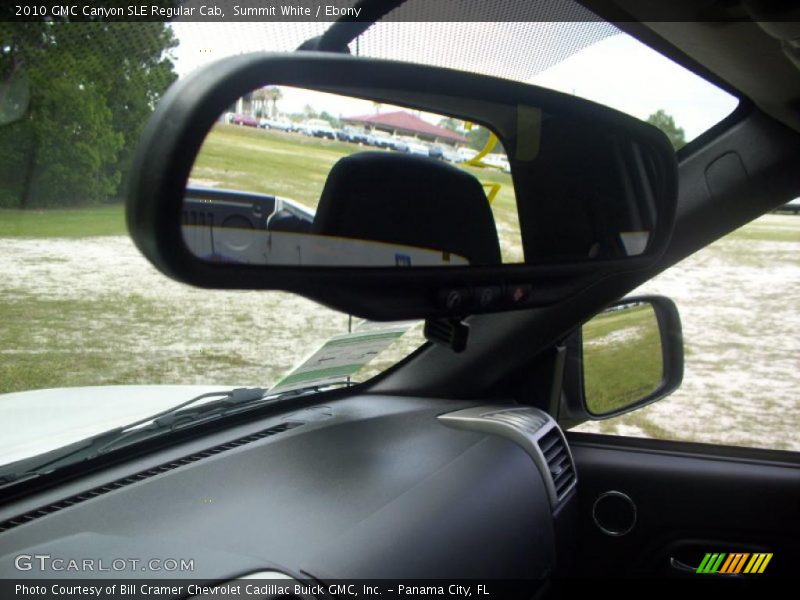 Summit White / Ebony 2010 GMC Canyon SLE Regular Cab