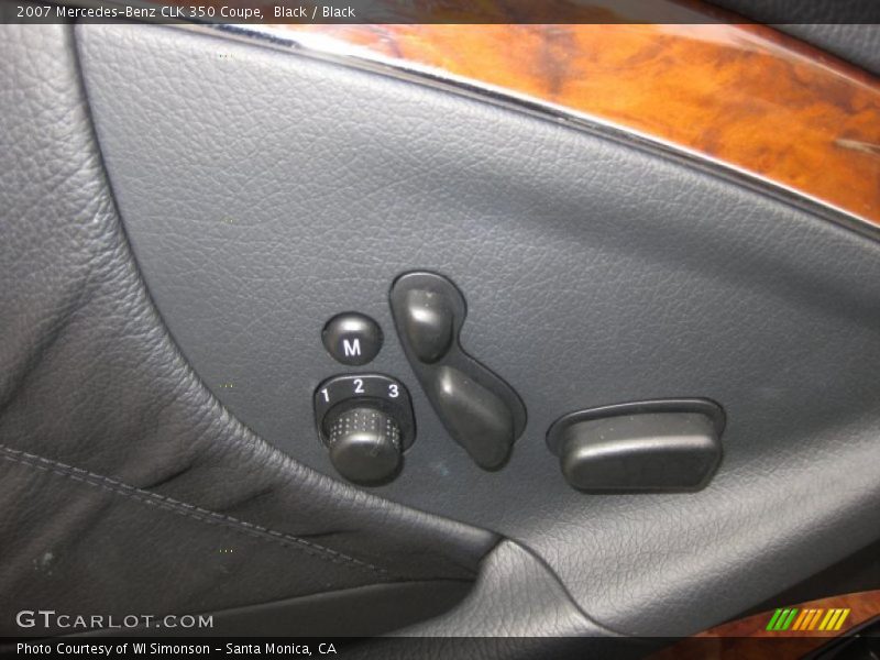 Black / Black 2007 Mercedes-Benz CLK 350 Coupe