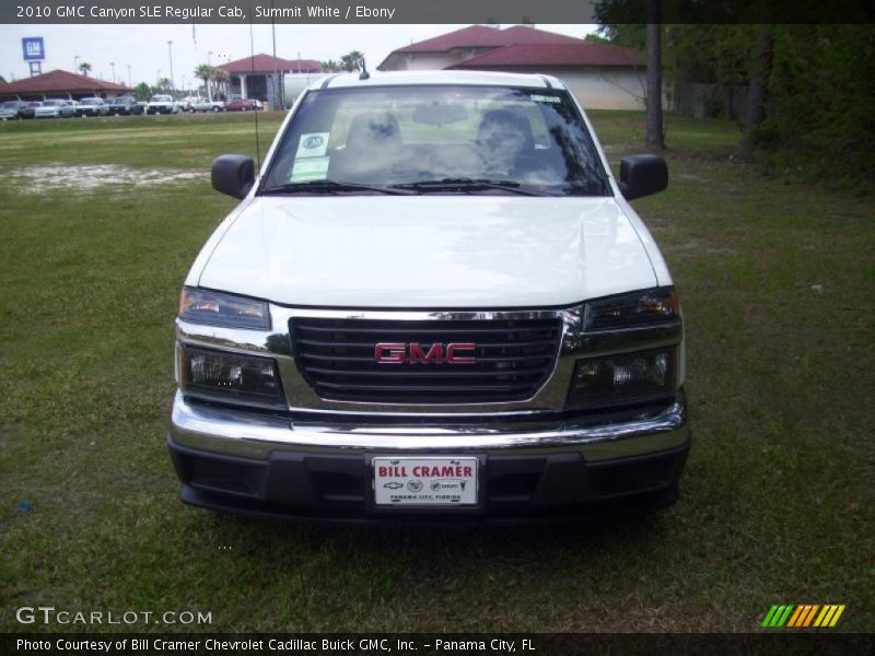 Summit White / Ebony 2010 GMC Canyon SLE Regular Cab