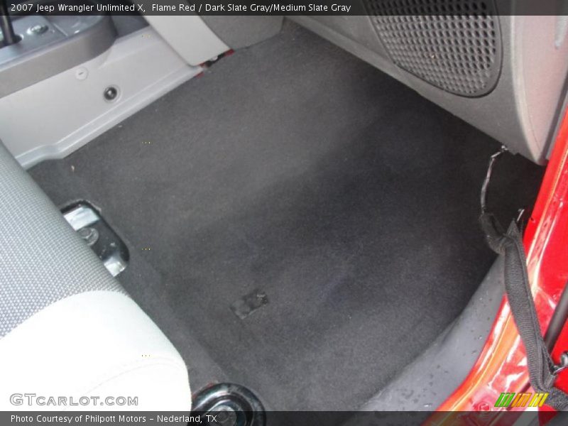 Flame Red / Dark Slate Gray/Medium Slate Gray 2007 Jeep Wrangler Unlimited X