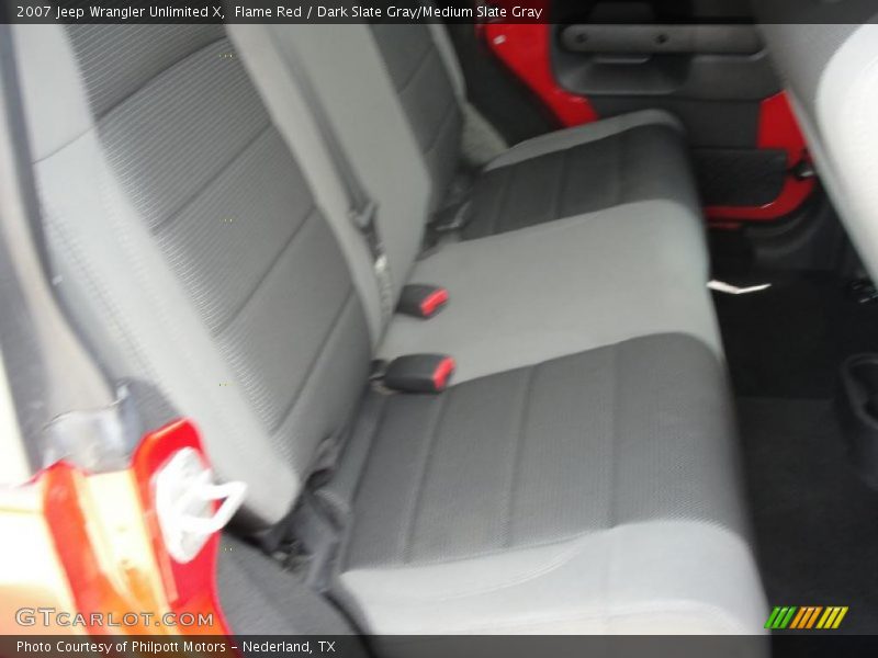 Flame Red / Dark Slate Gray/Medium Slate Gray 2007 Jeep Wrangler Unlimited X