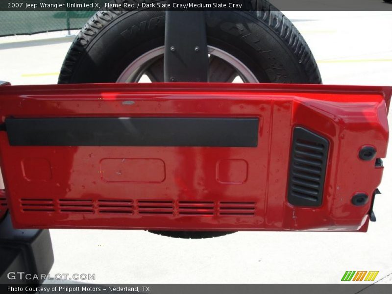 Flame Red / Dark Slate Gray/Medium Slate Gray 2007 Jeep Wrangler Unlimited X