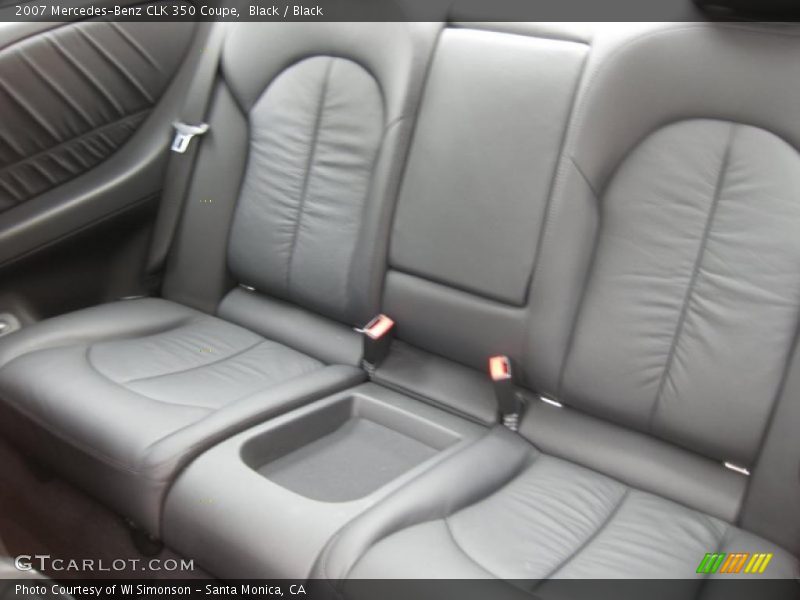 Black / Black 2007 Mercedes-Benz CLK 350 Coupe