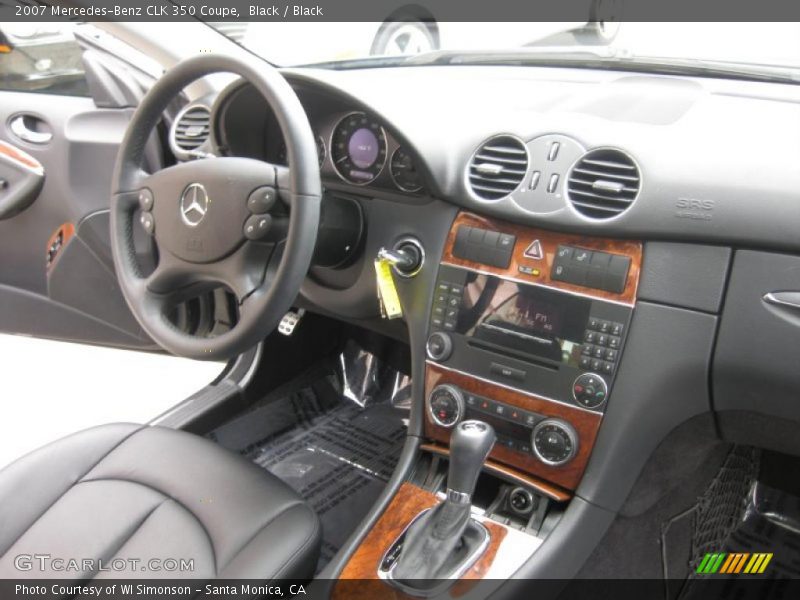 Black / Black 2007 Mercedes-Benz CLK 350 Coupe
