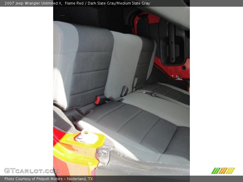 Flame Red / Dark Slate Gray/Medium Slate Gray 2007 Jeep Wrangler Unlimited X