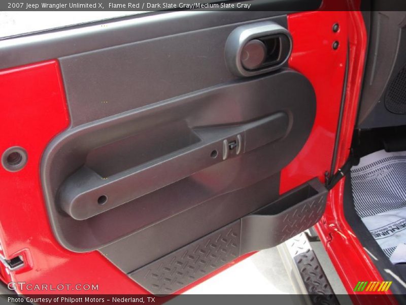 Flame Red / Dark Slate Gray/Medium Slate Gray 2007 Jeep Wrangler Unlimited X