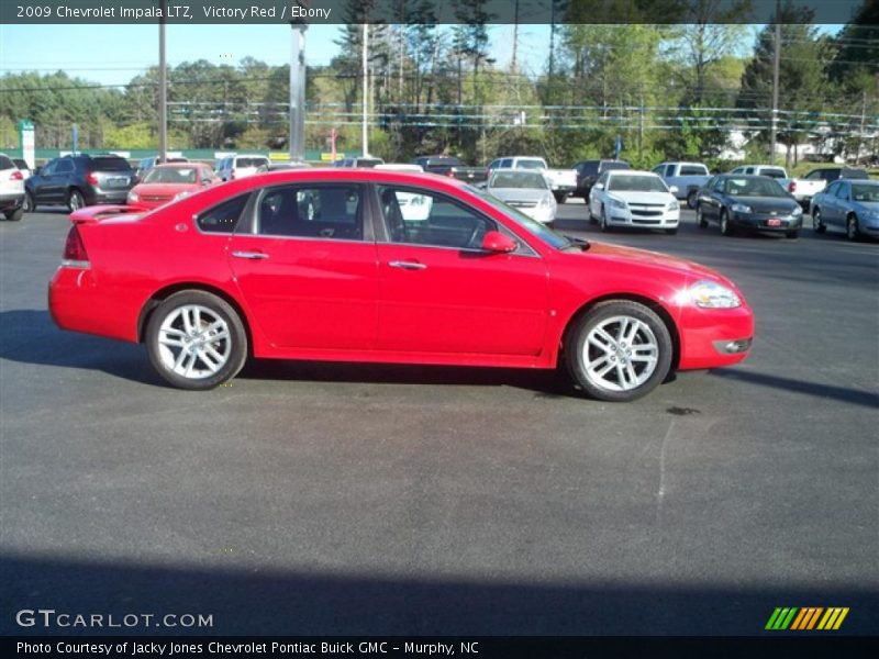 Victory Red / Ebony 2009 Chevrolet Impala LTZ