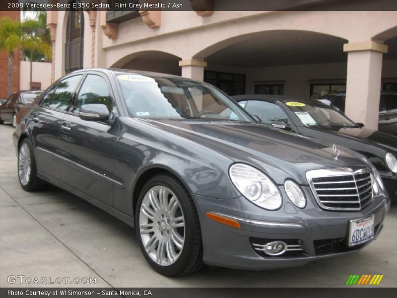 Flint Grey Metallic / Ash 2008 Mercedes-Benz E 350 Sedan