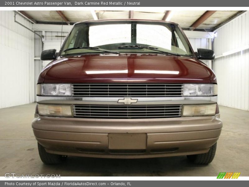 Dark Carmine Red Metallic / Neutral 2001 Chevrolet Astro Passenger Van
