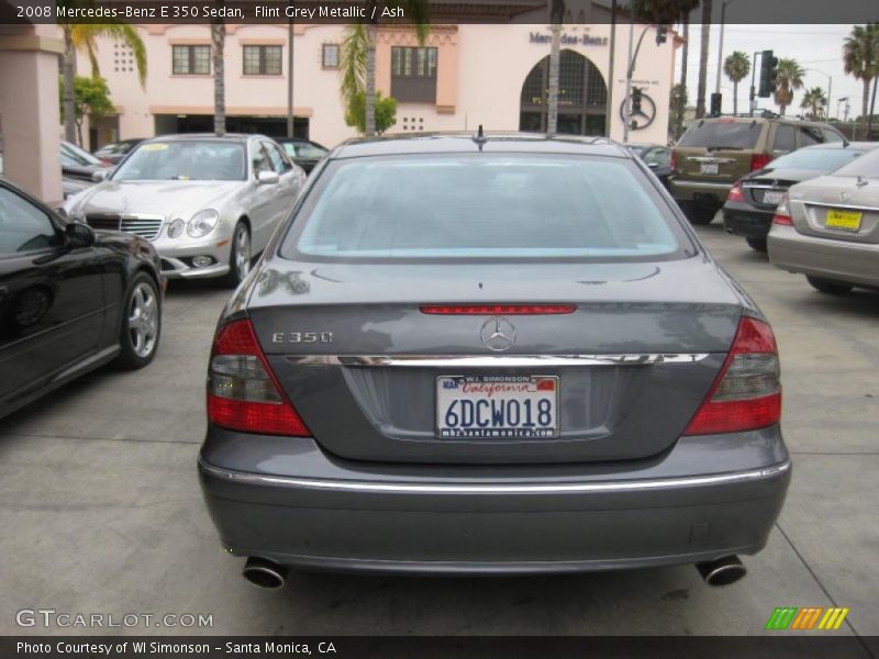 Flint Grey Metallic / Ash 2008 Mercedes-Benz E 350 Sedan