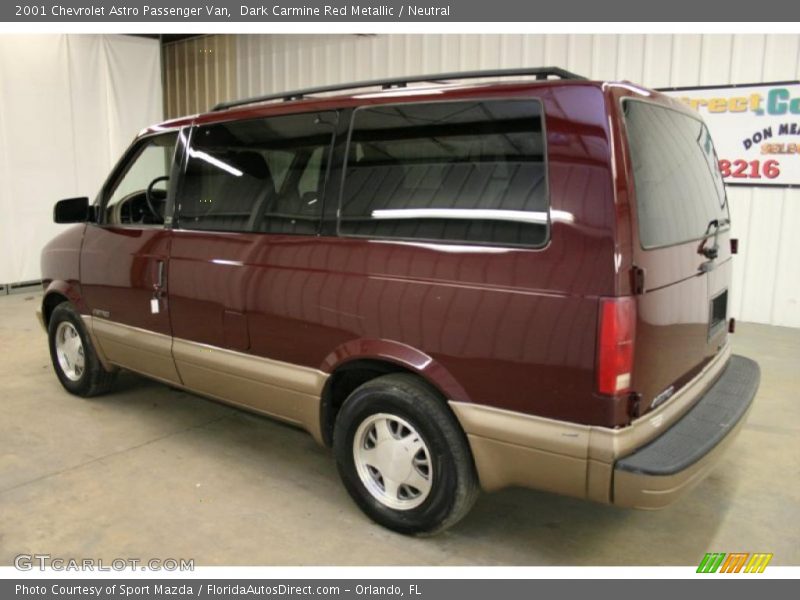 Dark Carmine Red Metallic / Neutral 2001 Chevrolet Astro Passenger Van