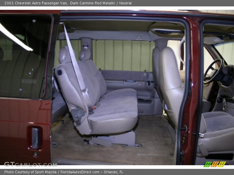 Dark Carmine Red Metallic / Neutral 2001 Chevrolet Astro Passenger Van