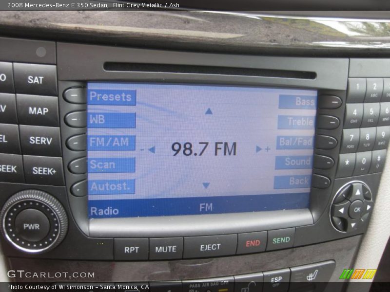 Flint Grey Metallic / Ash 2008 Mercedes-Benz E 350 Sedan