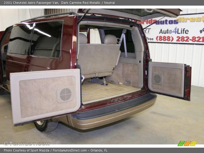 Dark Carmine Red Metallic / Neutral 2001 Chevrolet Astro Passenger Van