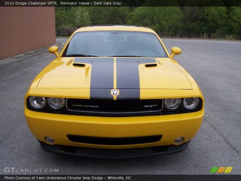Detonator Yellow / Dark Slate Gray 2010 Dodge Challenger SRT8