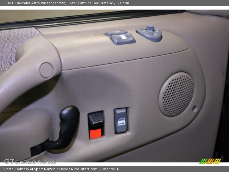 Dark Carmine Red Metallic / Neutral 2001 Chevrolet Astro Passenger Van