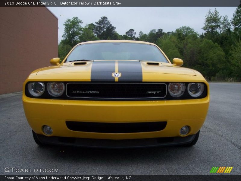 Detonator Yellow / Dark Slate Gray 2010 Dodge Challenger SRT8