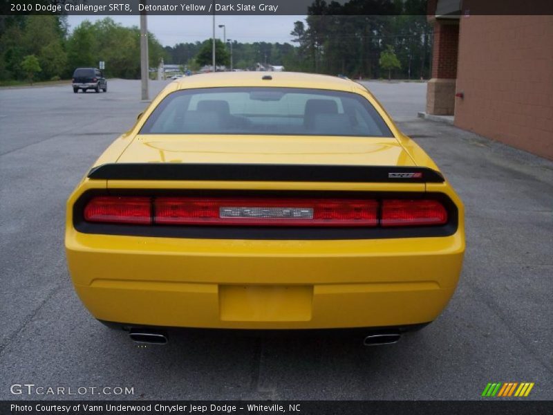 Detonator Yellow / Dark Slate Gray 2010 Dodge Challenger SRT8