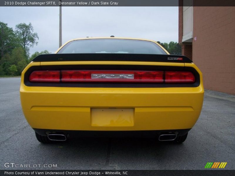 Detonator Yellow / Dark Slate Gray 2010 Dodge Challenger SRT8