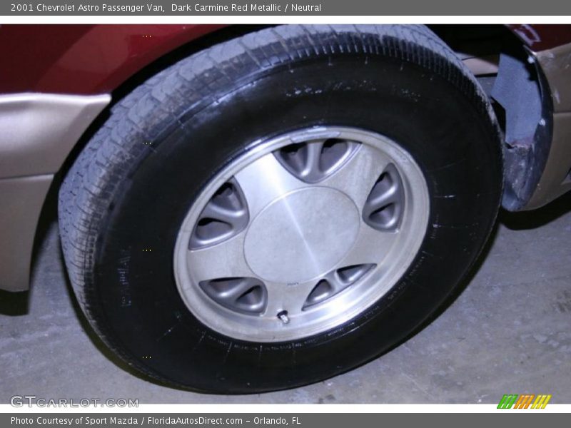 Dark Carmine Red Metallic / Neutral 2001 Chevrolet Astro Passenger Van