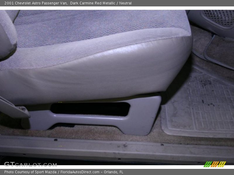 Dark Carmine Red Metallic / Neutral 2001 Chevrolet Astro Passenger Van