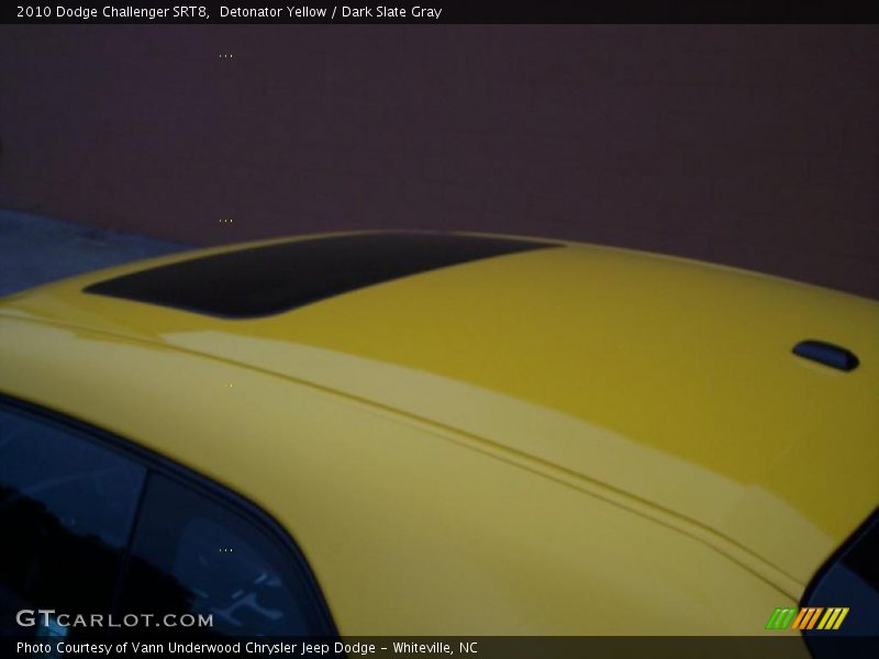 Detonator Yellow / Dark Slate Gray 2010 Dodge Challenger SRT8