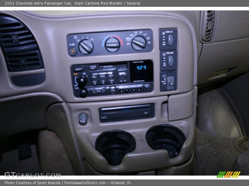 Dark Carmine Red Metallic / Neutral 2001 Chevrolet Astro Passenger Van